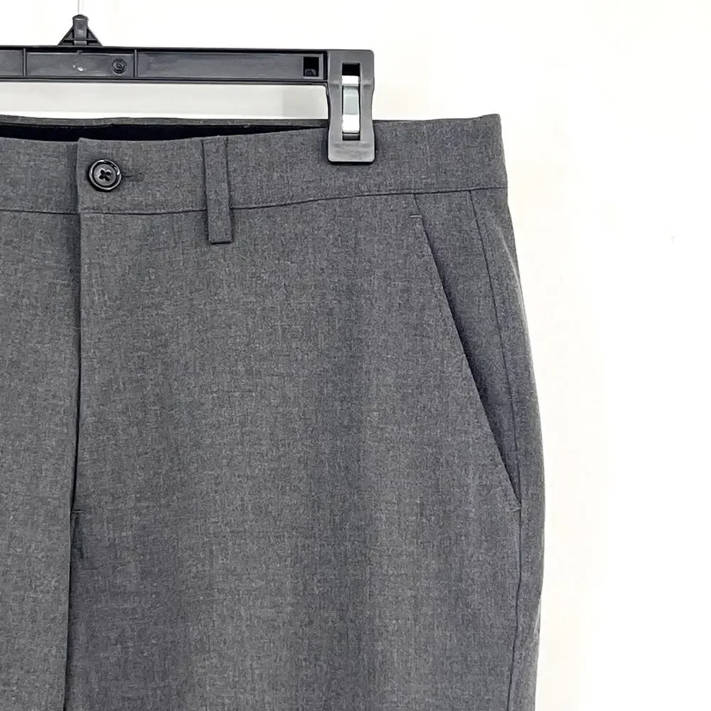 J.CREW Men's Slim-fit Thompson Performance Suit Pants 32x30 Grey Tapered Leg NWT